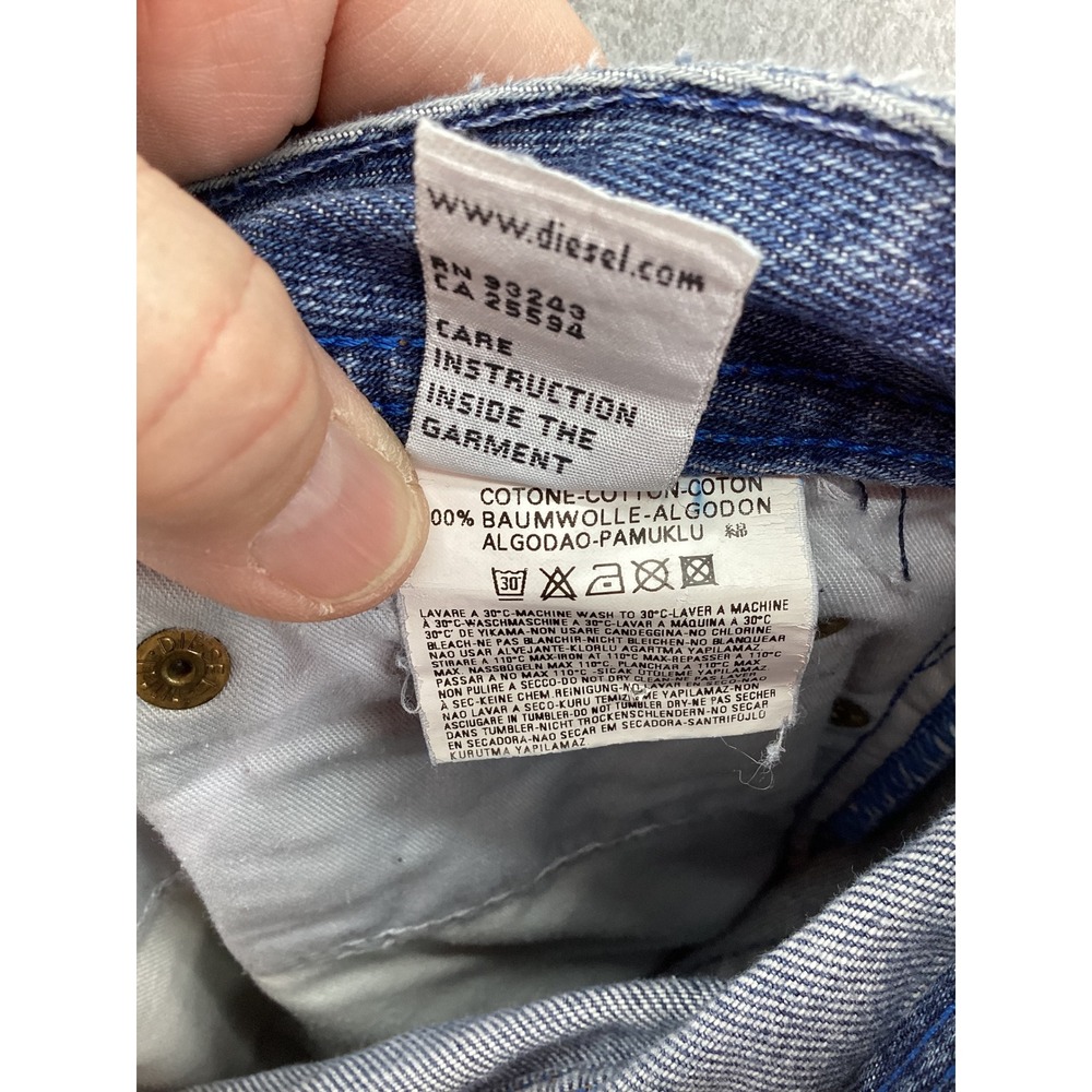 Diesel Industry Denim Division Blue Bootcut Jeans Made in Italy Size 30 Womens - Picture 6 of 6